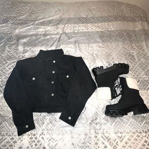 Boutique Jacket with Fashion Nova boots included !